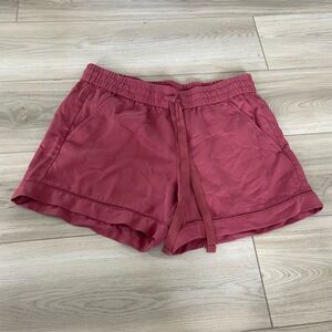 Loft Drawstring Waist Lyocell Relaxed Casual Shorts Size Small
